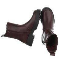 Damen Chelsea Boots - wine