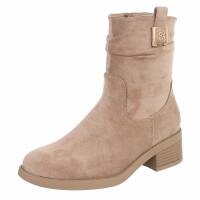 Damen Klassische Stiefeletten - khaki Gr. 39
