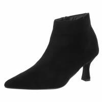 Damen High-Heel Stiefeletten - black