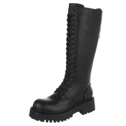Damen Schnürstiefel - black