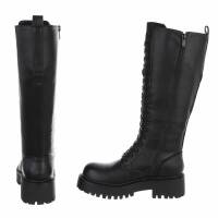 Damen Schnürstiefel - black
