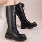 Damen Schnürstiefel - black