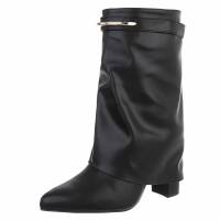 Damen High-Heel Stiefeletten - black