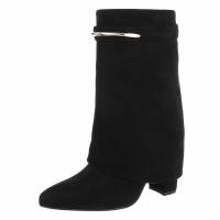 Damen High-Heel Stiefeletten - black