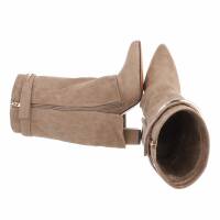 Damen High-Heel Stiefeletten - khaki