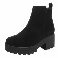 Damen High-Heel Stiefeletten - black