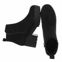 Damen High-Heel Stiefeletten - black
