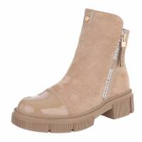 Damen Klassische Stiefeletten - dkbeige
