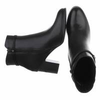 Damen High-Heel Stiefeletten - blackpu