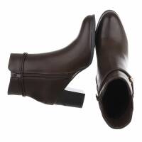 Damen High-Heel Stiefeletten - ceffeepu