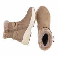 Damen Winterstiefeletten - khaki