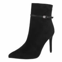 Damen High-Heel Stiefeletten - black