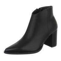 Damen High-Heel Stiefeletten - blackpu