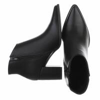 Damen High-Heel Stiefeletten - blackpu