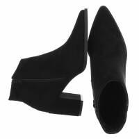 Damen High-Heel Stiefeletten - black