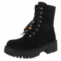 Damen Schnürstiefeletten - black