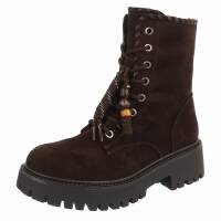 Damen Schnürstiefeletten - brown