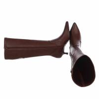 Damen High-Heel Stiefel - winepu