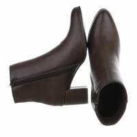 Damen Klassische Stiefeletten - brownpu