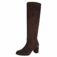 Damen High-Heel Stiefel - brown