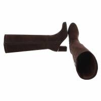 Damen High-Heel Stiefel - brown