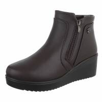 Damen Keilstiefeletten - brown