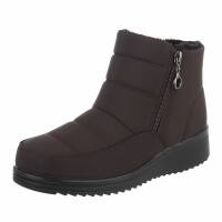 Damen Keilstiefeletten - dkbrown