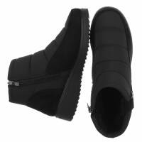 Damen Keilstiefeletten - black