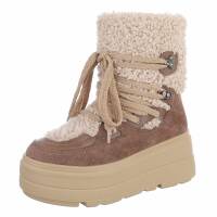 Damen Winterstiefeletten - beige