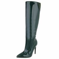 Damen High-Heel Stiefel - armygreen