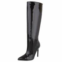 Damen High-Heel Stiefel - brown