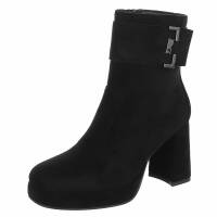 Damen High-Heel Stiefeletten - black