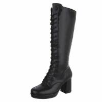 Damen Schnürstiefel - black