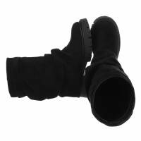 Damen Klassische Stiefeletten - blacksuede