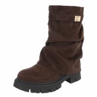 Damen Klassische Stiefeletten - brownsuede