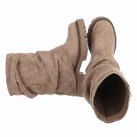 Damen Klassische Stiefeletten - khakisuede