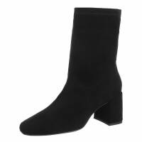 Damen High-Heel Stiefeletten - black