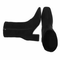 Damen High-Heel Stiefeletten - black