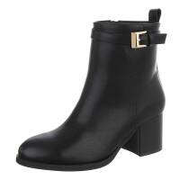 Damen High-Heel Stiefeletten - black