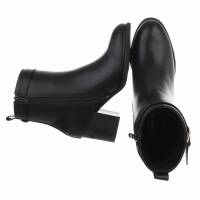 Damen High-Heel Stiefeletten - black