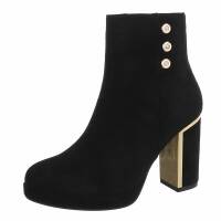 Damen High-Heel Stiefeletten - black