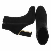 Damen High-Heel Stiefeletten - black