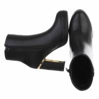 Damen High-Heel Stiefeletten - black